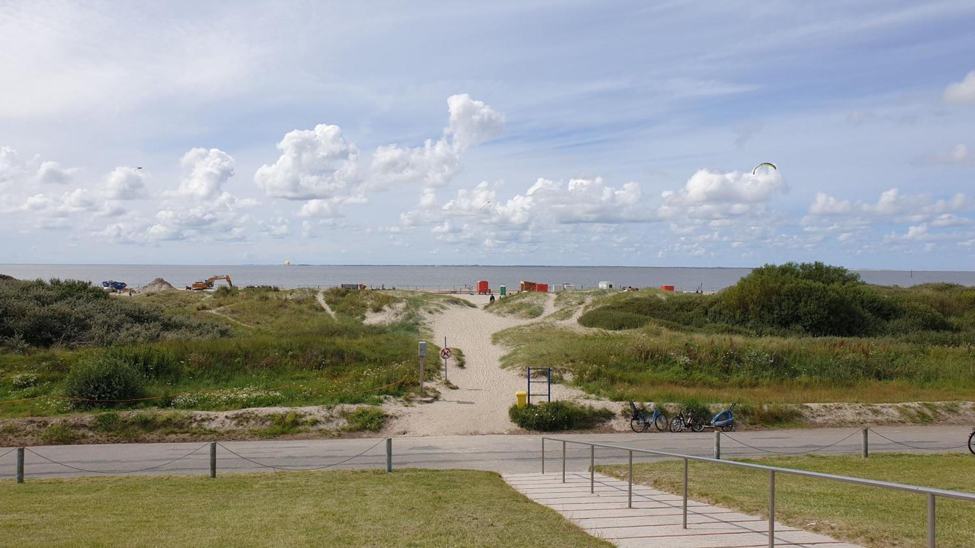 נורדן Ferienwohnung Seestern In Norddeich מראה חיצוני תמונה